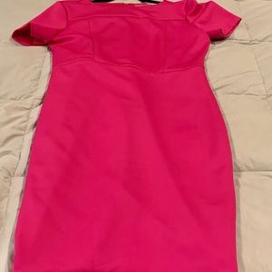 Hot Pink Neiman Marcus dress. hits below the knee and I'm 5'6. Never worn.